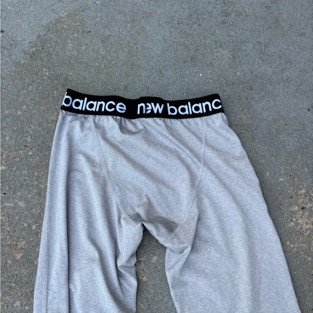 New Balance Kids Light Gray Leggings
